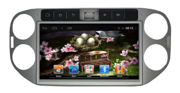 大众途观VW10.1寸车载电脑车载导航仪车载DVD高清经济型地图导航